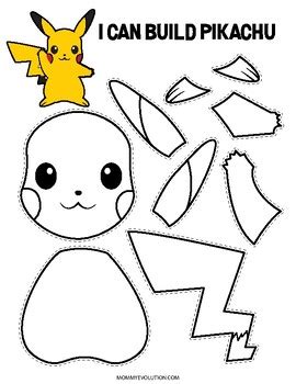 Pokemon Printable Crafts