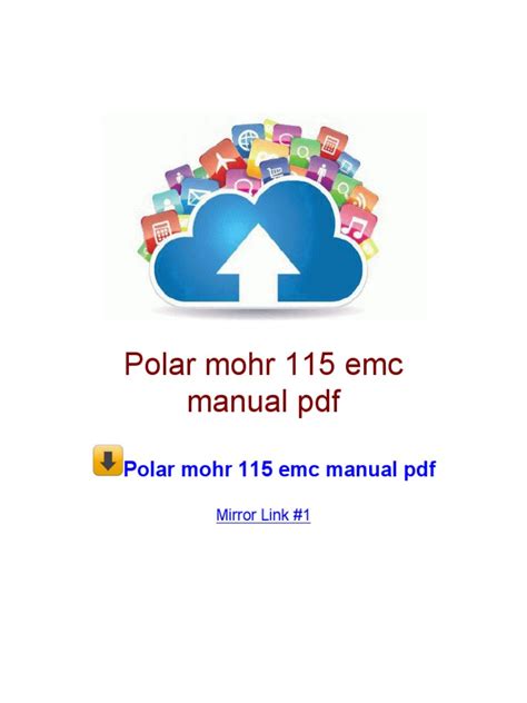 Polar Mohr 115 Manual Ebook Epub