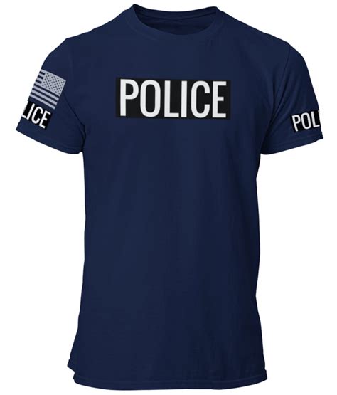 Police Apparel T-Shirts: Uniforms of Authority and Pride