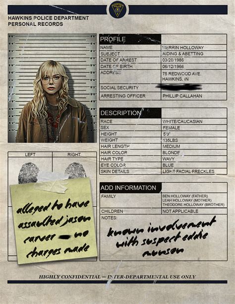 Police File Template