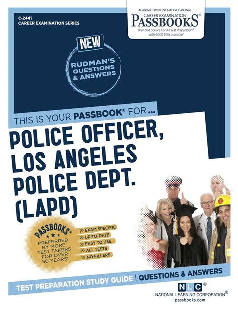 Police Officer Los Angeles Police Dept LAPDPassbooks Passbook for Career Opportunities Epub
