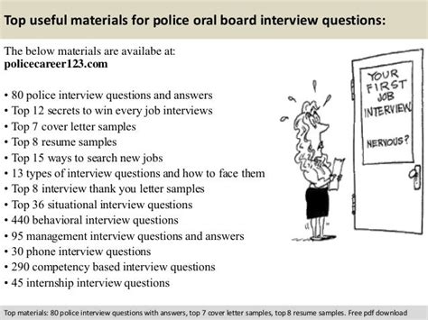 Police Oral Review Board Questions And Answers Doc