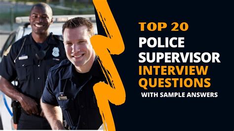 Police Supervisor Interview Questions And Answers PDF