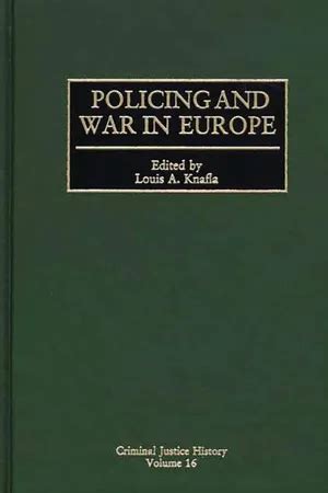 Policing and War in Europe PDF