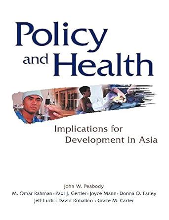 Policy and Health Implications for Development in Asia PDF