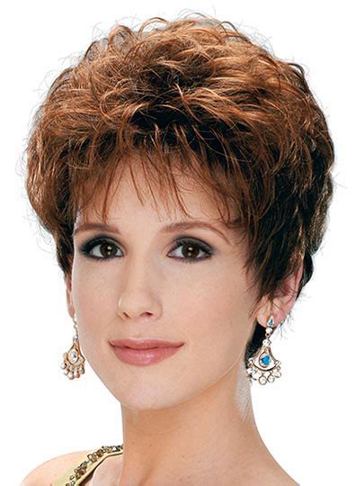 Polite Brown Curly Short Classic Wigs