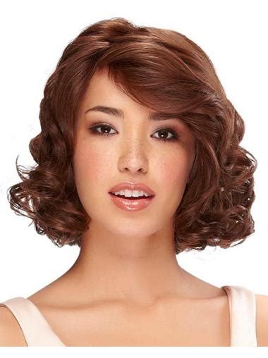 Polite Remy Human Hair: Auburn Curly Medium Wigs in 2025