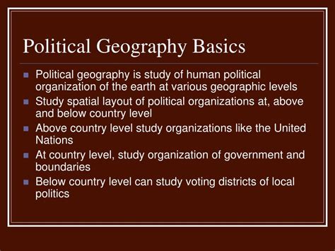 Political Geography Doc