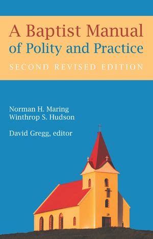 Polity and Practice In Baptist Churches Ebook Doc