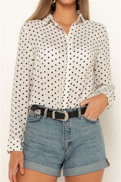 Polka Dot Shirt White: A Timeless Classic