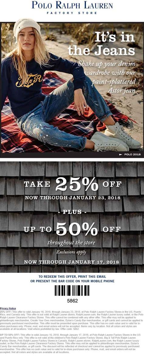 Polo Factory Store Coupon 25 Off Printable Reddit
