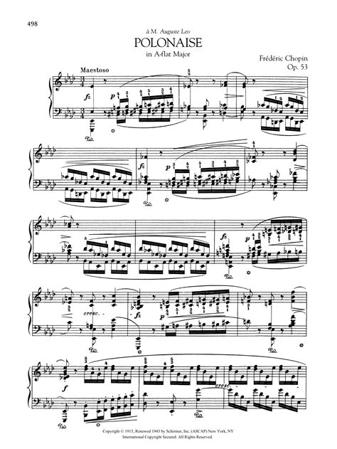 Polonaise In A-flat Major, Op.53 (Arrangement For Ebook Epub