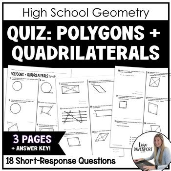 Polygons And Quadrilaterals Section B Quiz Answers Kindle Editon