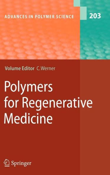 Polymers for Regenerative Medicine 1st Edition PDF