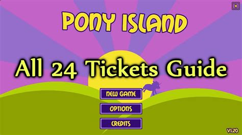 Pony Island Ticket Walkthrough: Get Your Ultimate Success Guide