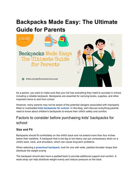 Pop It Backpacks: The Ultimate Guide for Parents and Children