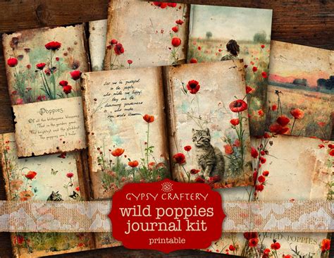 Poppies Journal Kindle Editon