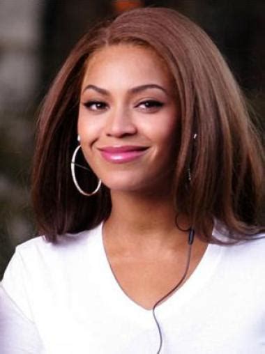 Popular Auburn Lace Front Shoulder Length Beyonce Wigs