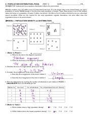 Population Distribution Pogil Answer Reader