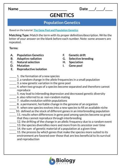 Population Genetics And Speciation Skills Answer Key Reader