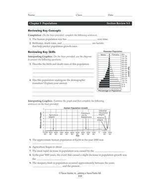 Populations Section Review 5 3 Answer Key Doc