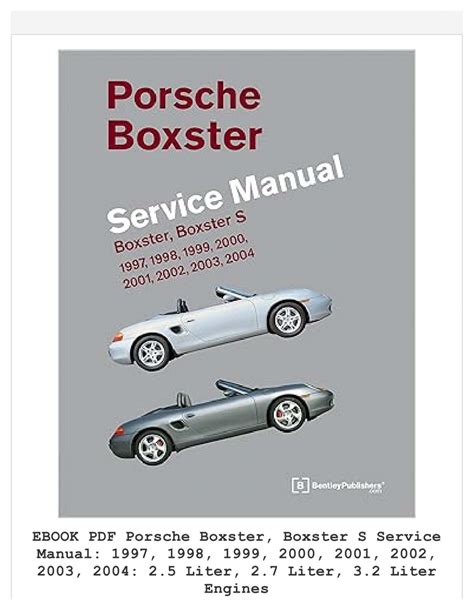 Porsche Boxster User Pdf Manual Ebook Doc