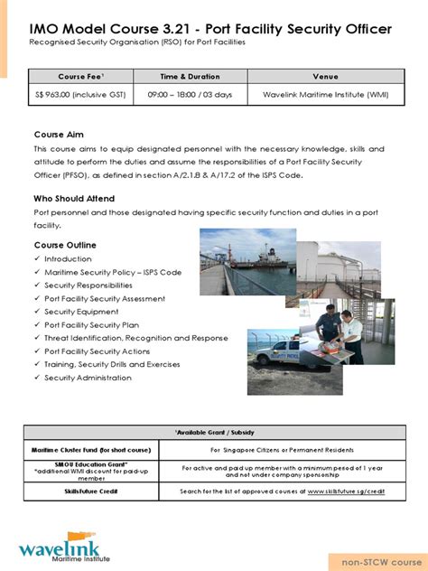 Port Facility Security Officer (Imo Model Course) Ebook Reader