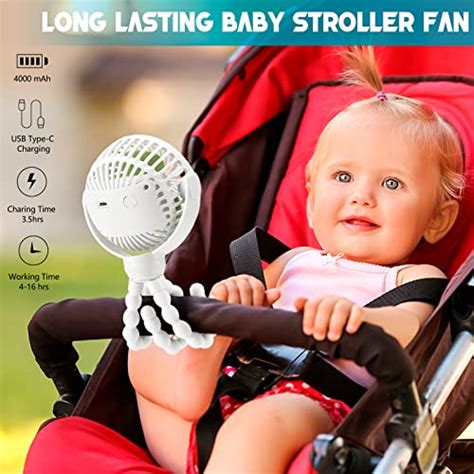 Portable Baby Stroller Fan Lights Kindle Editon