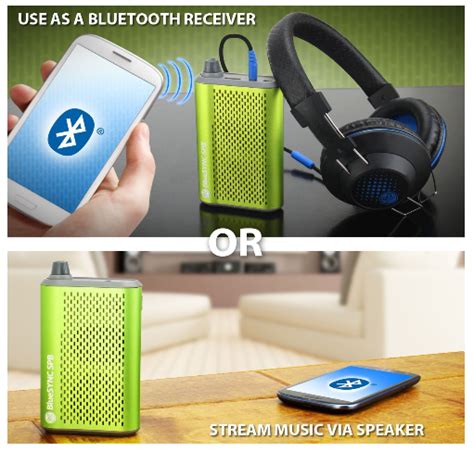 Portable Battery Charger Bluetooth GOgroove Doc