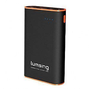 Portable Charger Lumsing 10050mAh SmartPhones Tablets Black Epub