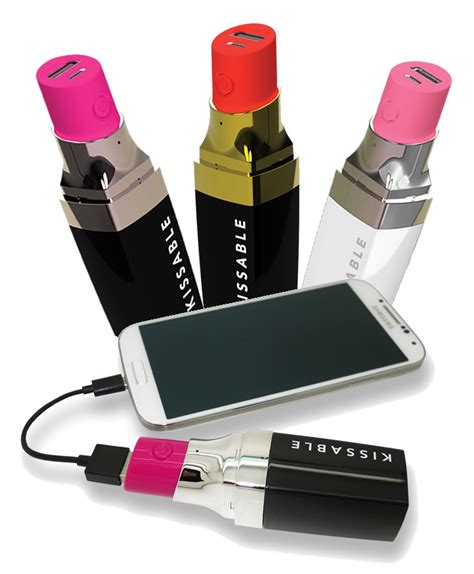 Portable Lipstick Rechargeable External Smartphone Epub