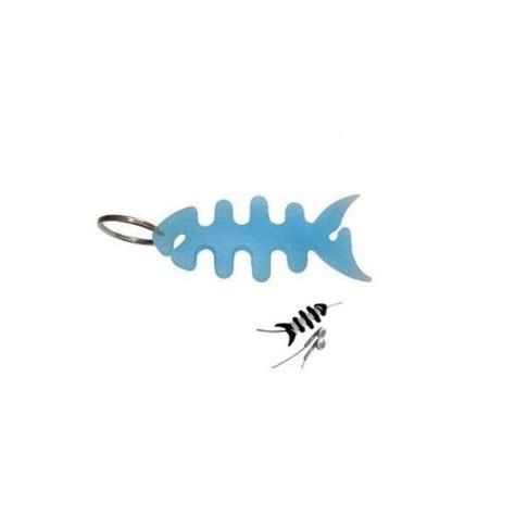 Portable Rechargable Fishbone Keychain NWZ E463 Reader