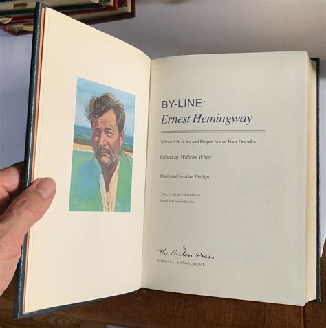 Portrait of Hemingway Modern Library Pbk. Edition Reader