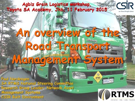 Portrait of Road Transport Management Kindle Editon