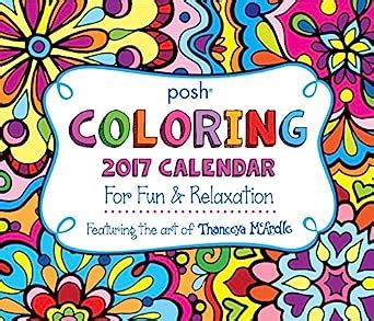 Posh Coloring 2017 Day-to-Day Calendar