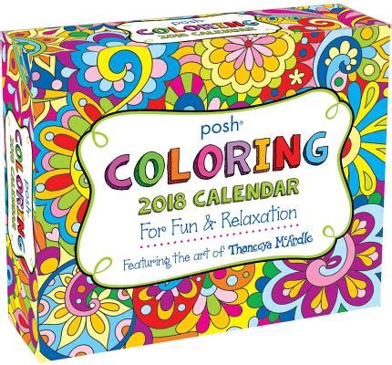 Posh Coloring 2018 Day-to-Day Calendar Doc