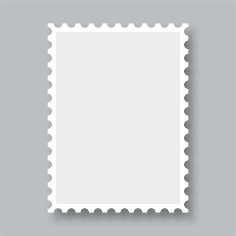 Postage Stamp Blank Template