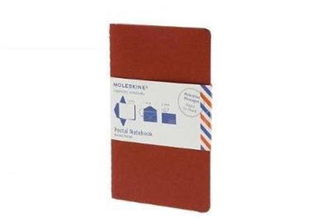 Postal Notebook Pocket Cranberry Red Doc