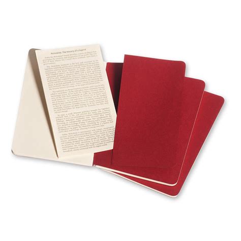 Postal Notebook Pocket Cranberry Red Doc