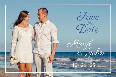 Postcard Template Save The Date