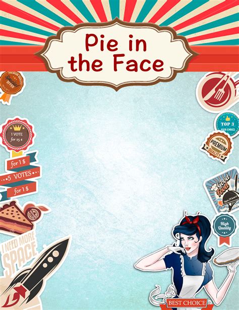 Poster Pie in the Face Web Page Banner