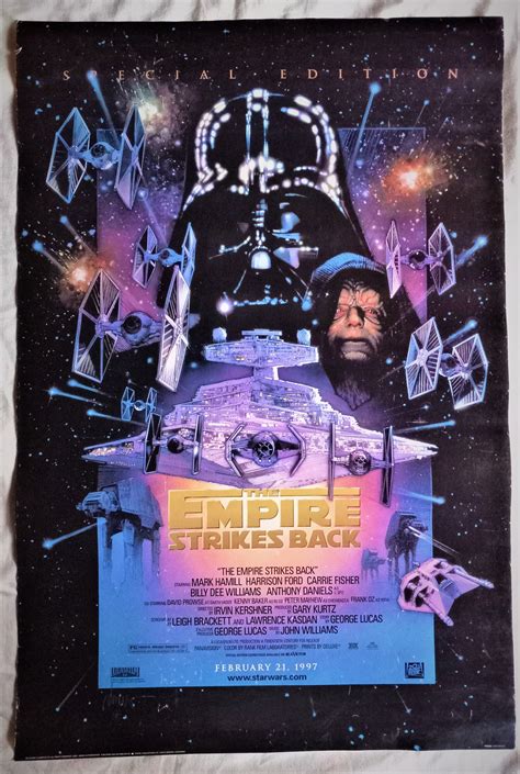 Poster Star Wars Empire Strikes Back: A Galactic Saga of 12,345 Words