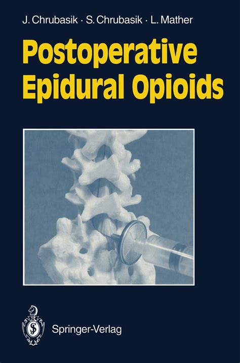 Postoperative Epidural Opioids Epub