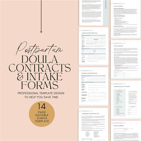 Postpartum Doula Contract Template