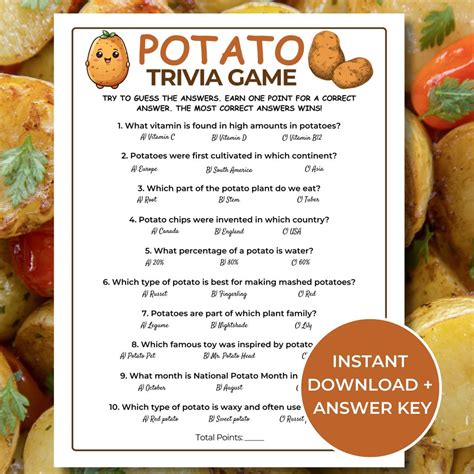 Potato Trivia Answers Pennsylvania Co Operative Epub