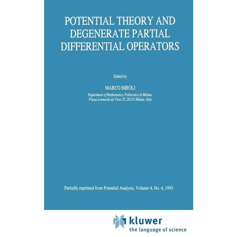 Potential Theory and Degenerate Partial Differential Operators Epub