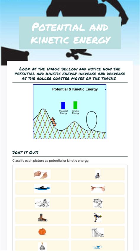 Potential and Kinetic Energy Worksheet: 10,000-Character Masterclass