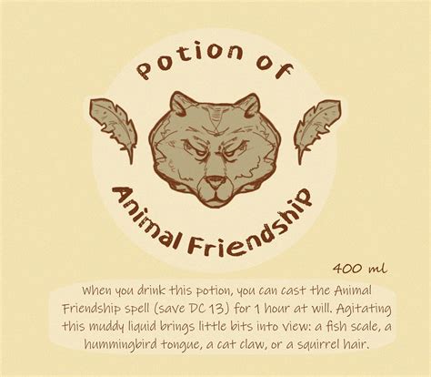 Potion of Animal Friendship: The Magical Elixir That Connects You with the Animal Kingdom