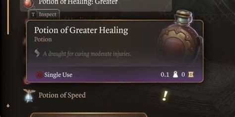 Potion of Greater Healing: A Miracle Elixir with Impressive Numbers