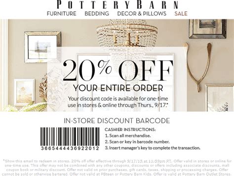 Pottery Barn Promo Codes That'll Slash 75% Off Your Next Home Upgrade